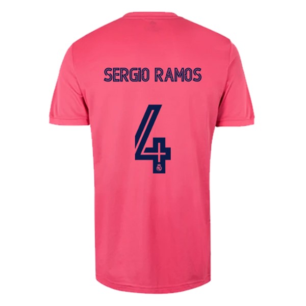 Maglia Real Madrid 2ª NO.4 Sergio Ramos 2020-2021 Rosa